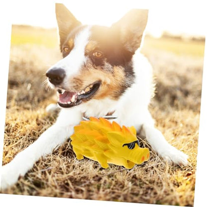 Toddmomy Dog Chewing Toy for Teeth Grinding Funny Pig Shaped Squeaky Puppy Plaything Latex Material for Interactive Chewing for Dogs