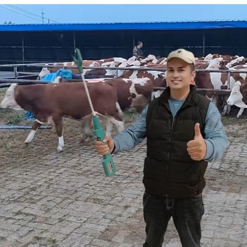 Cattle Prod Waterproof Cattle Prod Stick with LED Light Rechargeable Electric Livestock Prod - size: 42.2"