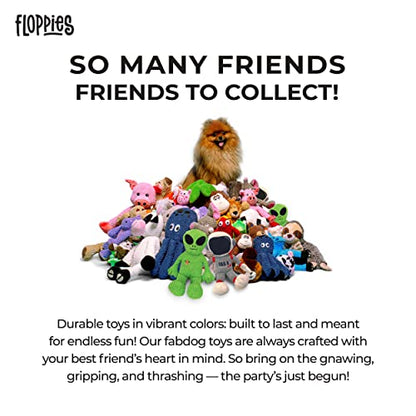 fabdog Floppies Plush Dog Toy - Cute & Durable Squeaky Dog Toys - Best Squeak Toy for Puppies and All Breeds | Ideal Pet Gift| Large Alien - color: Alien, size: Large