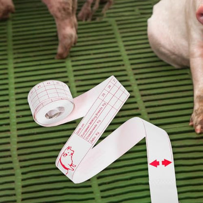 Mipcase Livestock Weight Tape for Horse Cattle Goat Portable Animal Measurer Easy to Use Accurate