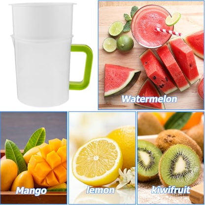 Reusable Soy Milk Strainer Set 1.5l with Ultra-fine Mesh Filter and Brush Kitchen Food Strainer for Juice Yogurt and Nut Milk Sturdy Mesh Filter for Home Cooking