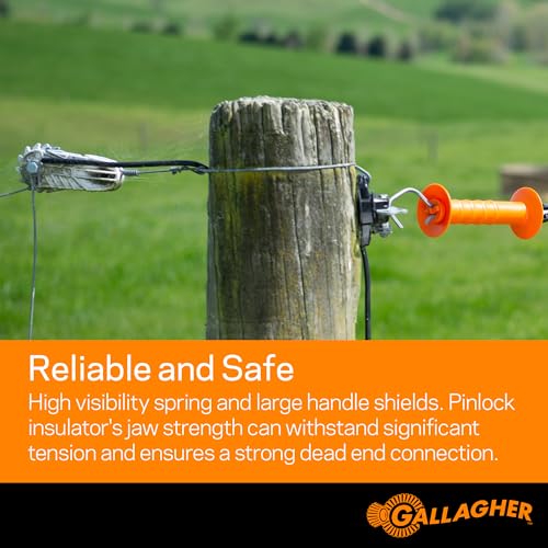 GALLAGHER NORTH AMERICA Electric High Visibility Spring Gate
