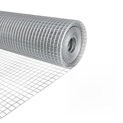Gardeal 19 Gauge 1/2 Inch Hardware Cloth - Double Hot-Dipped Galvanized After Welding Steel Mesh - Duty Rust Proof Fencing for Gardens, Poultry Animal Netting Cage Screen (48inx1200in) - size: 48inx1200in
