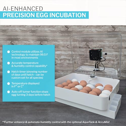 IncuView 3 Pro All-in-One Automatic Egg Incubator with Universal Egg Turner - style: IncuView 3 Pro Only