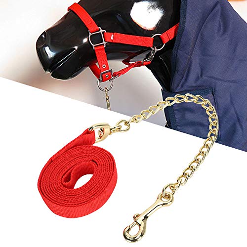 Livestock Horse Headstall Halter, Adjustable Lamb Halter Leads, Cow Calf Halter with Hook for Livestock Sheep Showing Supplies