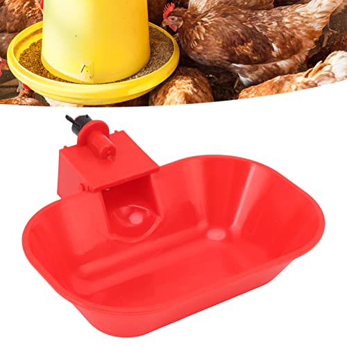 Chicken Water Cup, 6 PCS Chicken Water Feeder Automatic Chicken Waterer Cup Poultry Drinking Watering Cup for Chicken Duck Turkey Bunny