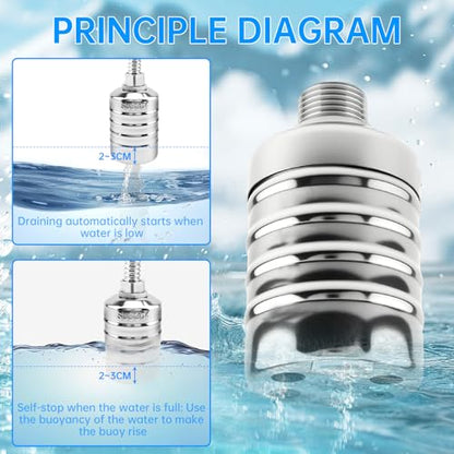 Float Valve, Automatic Water Level Control 1/2 inch to 3/4 inch 304 Stainless Steel Water Float Valve for Water Tank, Livestock Trough - style: Style 5