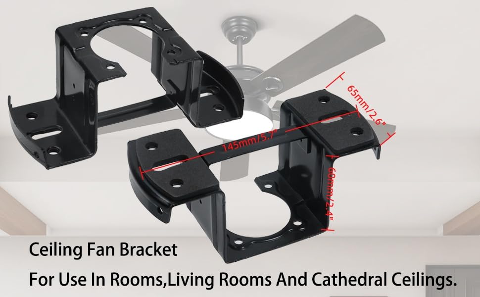 Oedema 1 Pc Ceiling Fan Mounting Bracket Ceiling Fan Accessories Fan Components for Living Room, Bedroom