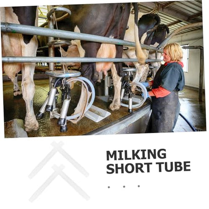 Abaodam 4pcs Milking Machine Accessories Rubber Milk Liner Tube Dairy Cow Goat Farm Milking Supplies Leak Easy to Use
