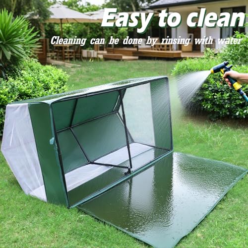 Small Animal Playpen,Rabbit Play Pen, Guinea Pig Cages for Indoor Outdoor,Portable Chicken Coop,Puppy Play Pen with Waterproof Floor for Guinea Pig,Chicken,Hamsters, Hedgehogs,Bunny, Green L - style: big