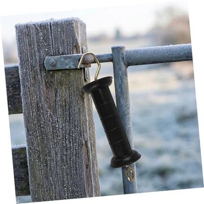 4pcs Electric Fence Gate Handle Insulated with Spring for Outdoor Agricultural Use Heavy Duty Gate Hardware Handles