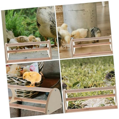 POPETPOP Roosting Bar for Hens and Chicks Wooden Coop Stand for Indoor Outdoor Use Promotes Healthy Growth and Activity for Enhanced Wellbeing