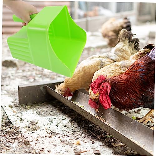Mipcase Multifunctional Livestock Feed Scoop Durable Material Shovel for Poultry Feeding Lightweight and Comfortable Handle for Farm Use