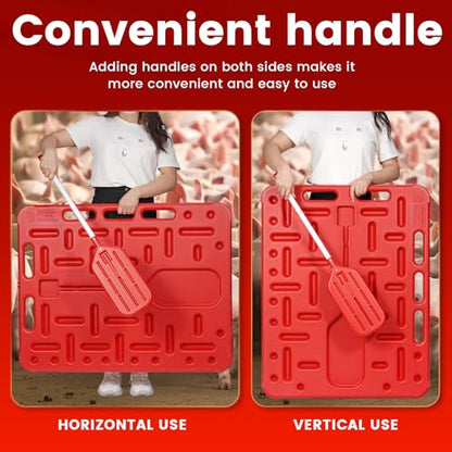 New Livestock Sorting Panel with Livestock Sorting Paddle, Animal Guide Board, Sturdy and Lightweight, Sorting Paddle and Panel for Pig Hog Cattle Cow Sheep Goat, 38x30x1.3"