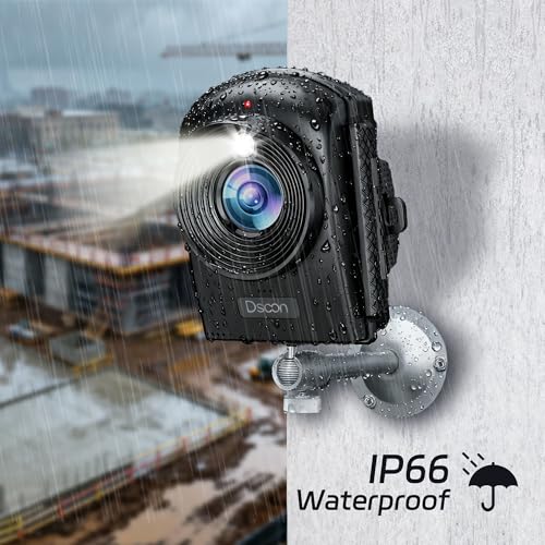 Dsoon Time Lapse Camera,1080p FHD Outdoor Construction Timelapse Camera, IP66 Waterproof,110° Wide Angle,Extral Standby for Capture Building & Courtyard Progress, Climate, Garden (64GB TF Card) - style: TL2100-5