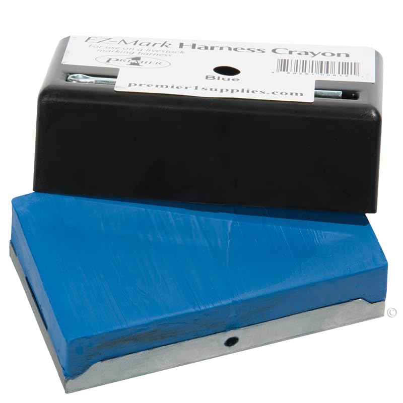 Premier 1 EZ-Mark Harness Crayons for Sheep & Goat Marking Harness (Blue Crayon) - style: Blue Crayon