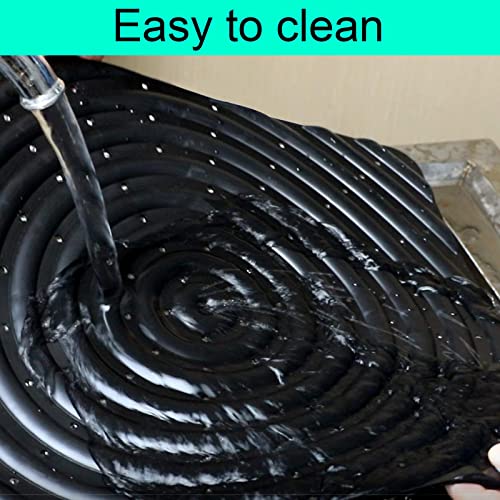4 Pack Washable Nesting Pads Chicken Nesting Boxes Chicken Bedding for Chicken Coop, 13 x 12 inch - color: 4pack-black