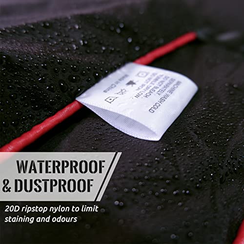 Outdoor Puffy Camping Blanket, Lightweight Down Alternative Puffy Printed Camping Large Ultra Warm Hammock Top Quilt Waterproof Blanket for Traveling Picnic Beach Party Cold Weather (Black) - color: Black