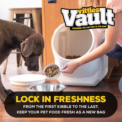 Gamma2 Vittles Vault Stackable Dog Food Storage Container with Sealing Lid, Up to 60 lbs Dry Pet Food Storage Container, USA-Made - [14.5" L x 19" H] - size: 60 Pounds