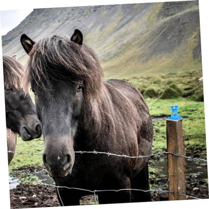 Toyvian 50pcs Electric Fence Wire Holding Insulators Material High Strength and Rainproof for Livestock Accessories Usage
