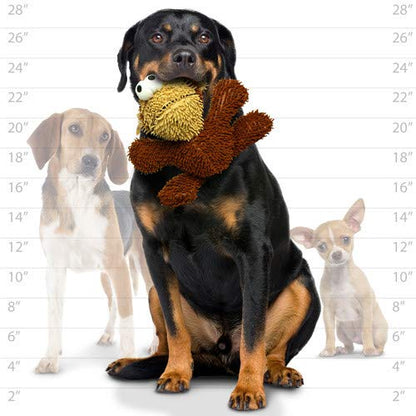 MIGHTY® 2 Pack Microfiber Large Monkey Ultra Durable Plush Dog Toy | Multiple Layers & Reinforced Seams , Washable and Floats , Mighty® Construction - color: 2PK Brown Monkey
