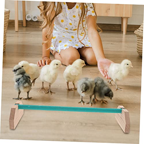 BESPORTBLE Chick Wooden Stick Chicken Roosting Perch Bird Stand Parrot Perch Chicken Supplies Safe Comfortable Roost