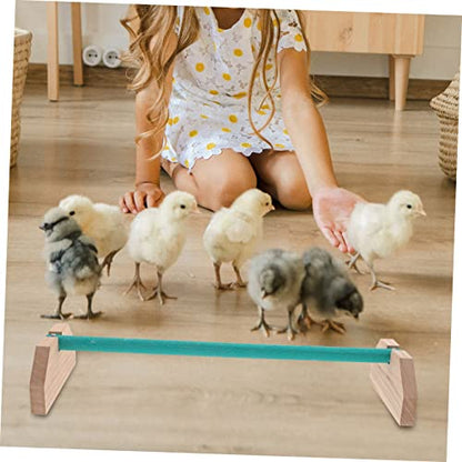 BESPORTBLE Chick Wooden Stick Chicken Roosting Perch Bird Stand Parrot Perch Chicken Supplies Safe Comfortable Roost