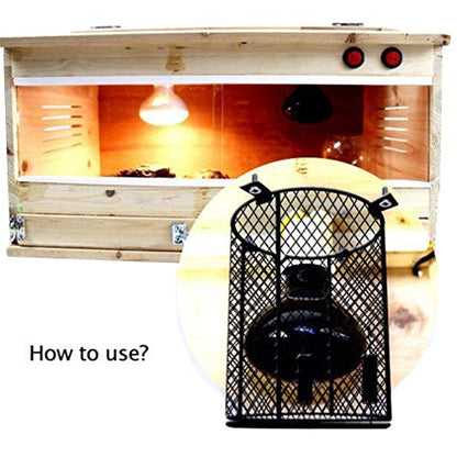 Vipe Heater Guard, Reptile Heating Lamp Shade Light Heat Lamp Mesh Cover