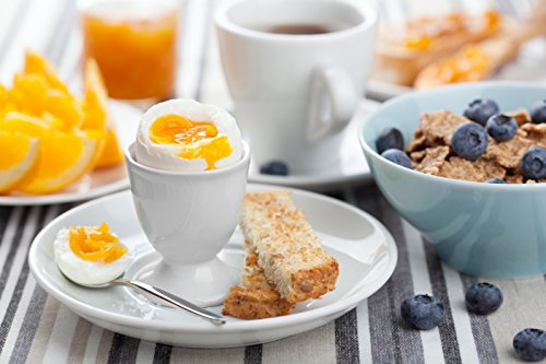 HIC Kitchen Single Egg Cup, Fine White Porcelain - style: Single Egg Cup, Porcelain