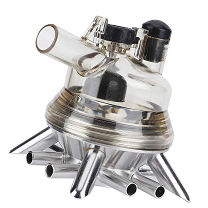 150ml Milk Collector Claw Cluster Replacement Part for Cow Sheep Goat Milking Machines, Transparent Lid