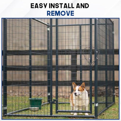 20 Inch Gate Chain Lock with Carabiner, Stainless Steel Chain Link Gate Lock, 2Pcs Barn Chain for Outdoor Fences Gates Pet Cages Livestock Corrals (Black)