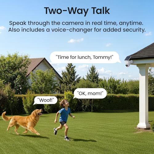 aosu T2 Ultra 4K Security Cameras Wireless Outdoor, TrueColor Night Vision, AI Triple Detection, 360° Auto Tracking, Solar Powered WiFi Camera for Home Security, 1Pack - style: SolarCam