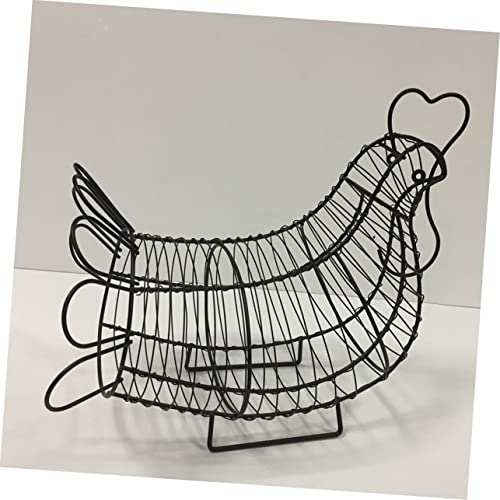 Iron Wire Egg Basket Storage Container Egg Collection Basket Storage Wire Basket Egg Rack Egg Shelf
