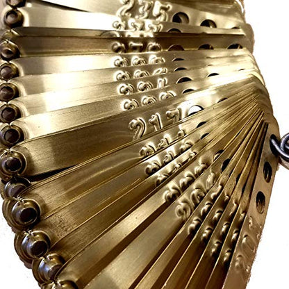 Leg Bands Custom Stamped Brass Chicken Poultry Duck Peacock Leg Rings Identification Rings (200)