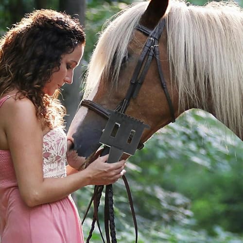 Cattle Grooming Brush Metal Itching Tool for Cows and Sheep Comfortable Grip for Hair Removal and Skin Care for Long-term Use
