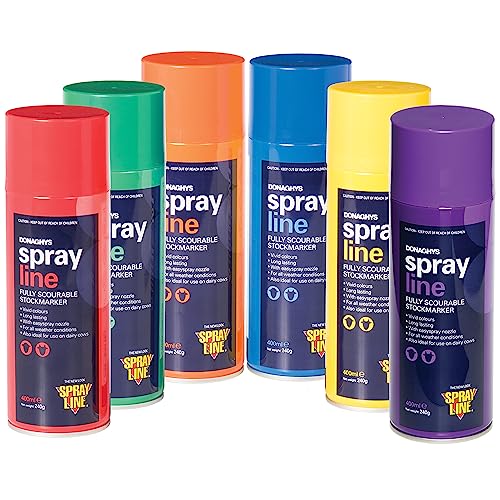 Sprayline Marking Paint for Sheep & Livestock (400mL - Blue) - style: 400mL - Blue