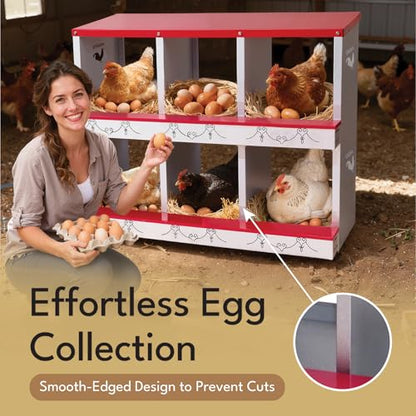 Chicken Nesting Boxes 4 Compartment Roll Away Laying Eggs Collection Metal Nesting Box Easy Wall Solid Wood Egg Laying Box or Chickens, Hens, Ducks Green - color: Green, size: 4 HOLE