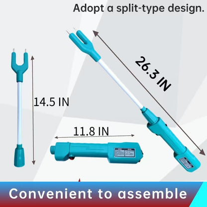 Cattle Prod Waterproof Cattle Prod Stick with LED Light Rechargeable Electric Livestock Prod - size: 26.3"