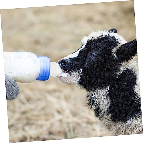 ORFOFE 10pcs Nipples for Calf Feeding Animal Bottle Nipples for Young Livestock Easy to Feeding Tool