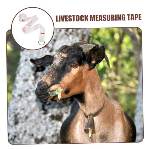 UPKOCH Weight Measuring Tape for Cattle Pigs Compact Portable Measuring Tool for Animal Body Measurements for Livestock Weight Assessment