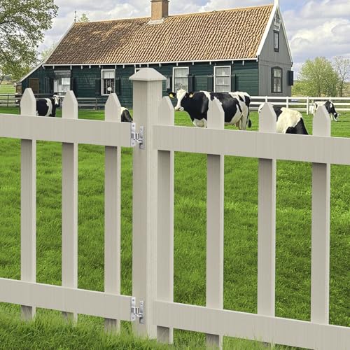 Wall Mount Gate Hinges with 5/8 Hinge Pin,Gate Hinges Heavy Duty for Farm Gates,Chain Link Fence Gate Hinge,Capacity up to 600lbs(Screws Not Included)- 4Pack (8pcs) - size: 4 Pack (8 pcs)