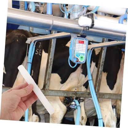 Mikikit 4pcs Rubber Milk Tubes for Milking Machines Durable Dairy Cow Breasting Pipe Easy Installation and Replacement Sturdy Rubber Hose for Seamless Farm Operations
