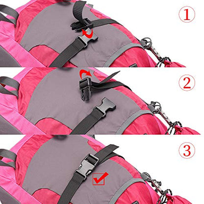 MAGARROW 78" x 1" Strap Buckle Packing Straps Adjustable 1-Inch Belt - color: Black 6.5 feet Long (4-PCS)