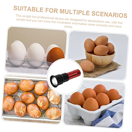 IMIKEYA Professional Egg Candler for Chicken Eggs - Portable LED Candling Light for All Eggs - Ideal Egg Incubator Accessory for Poultry Farms Handheld Egg Testing Lamp