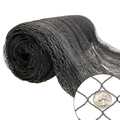 100x100ft Bird Netting for Chicken Coop, 1" Mesh Chicken Coop Netting Cover | Poultry Netting Roof for Chicken Run, Hawk Proof, Bird Netting for Garden, Fruit Trees, Plants, Vegetables, Garden Protection - size: 100'x100'-1''