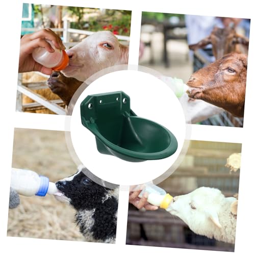 Plastic Sheep Water Bowl Livestock Drinking Feeder for Cattle Goats Sheep Easy to Clean Sturdy Design for Farm Use Automatic Water Dispenser Float Valve