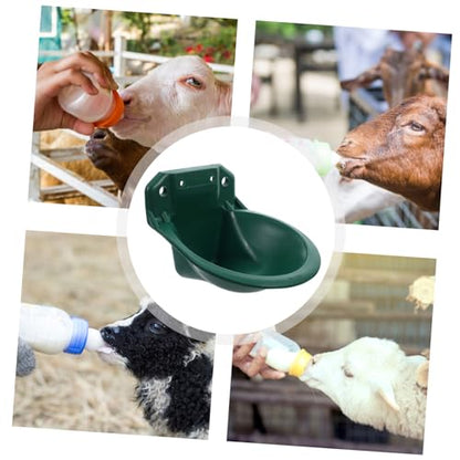 Plastic Sheep Water Bowl Livestock Drinking Feeder for Cattle Goats Sheep Easy to Clean Sturdy Design for Farm Use Automatic Water Dispenser Float Valve