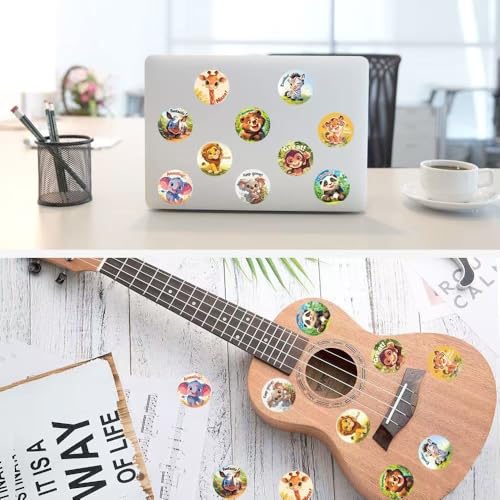 1000 Pcs Teacher Reward Animal Stickers for Classroom Boys Girls School Students.2 Roll 1 Inch Good Job Stickers.Teacher Must Haves Supplies Small Sticker - color: Teacher Reward