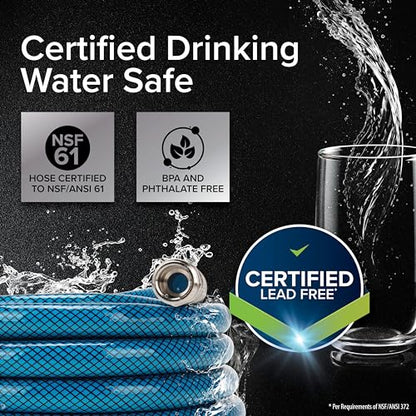 Camco TastePURE Drinking Water Hose, 35-Foot, 5/8-Inch Diameter | Heavy-Duty No-Kink Design | NSF Drinking Water Safe | For Camper/RV | Pack of 3 - size: 35-Foot (Pack of 3)