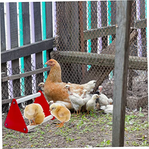 Chick Perch, 2PCS Safe Triangle Ladder for Parrot - Chicken Coop Accessory, Pet Toy, Baby Chicken Stand